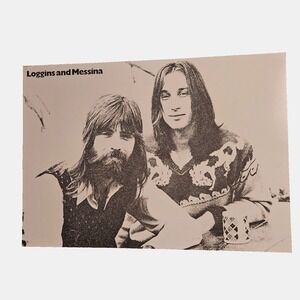 Loggins And Messina Vintage Original 1975 Promo Flat Poster 20x28 Country Rock
